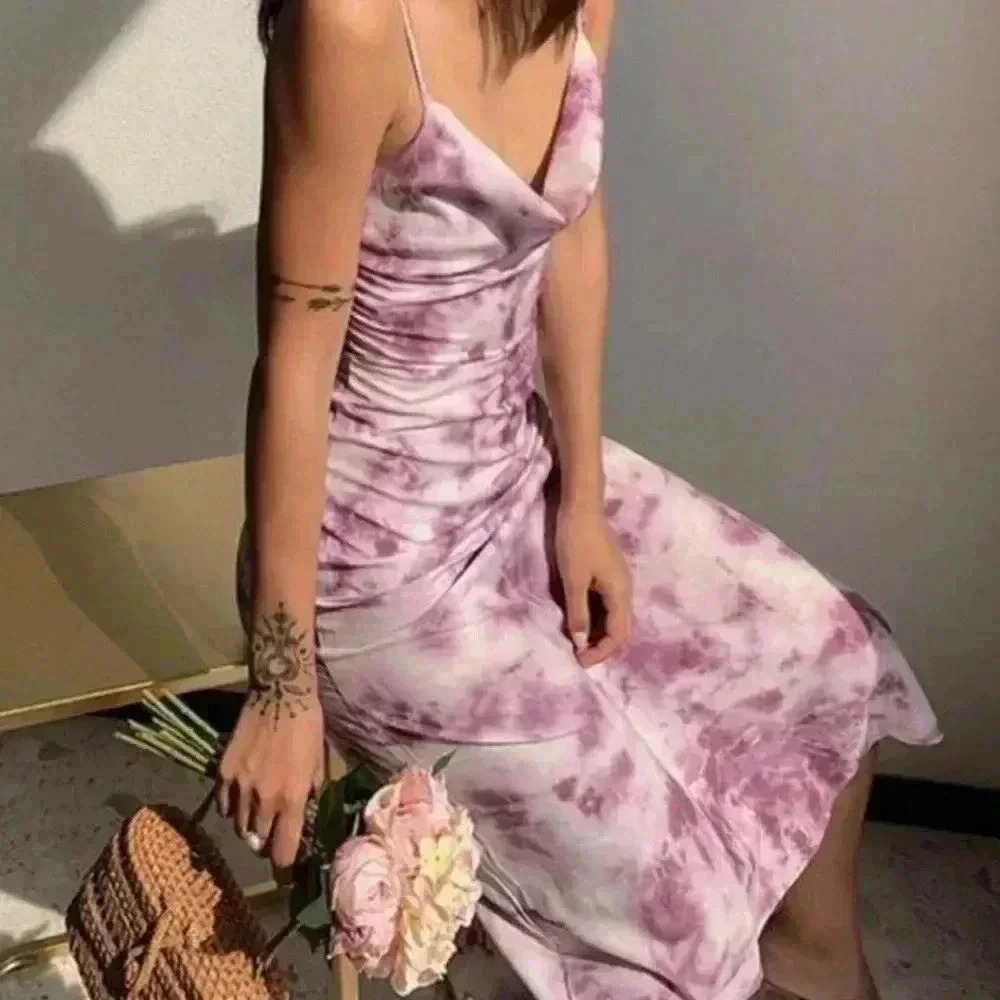 Realisation Par Purple Tie Dye Capulet Dress in Size 0